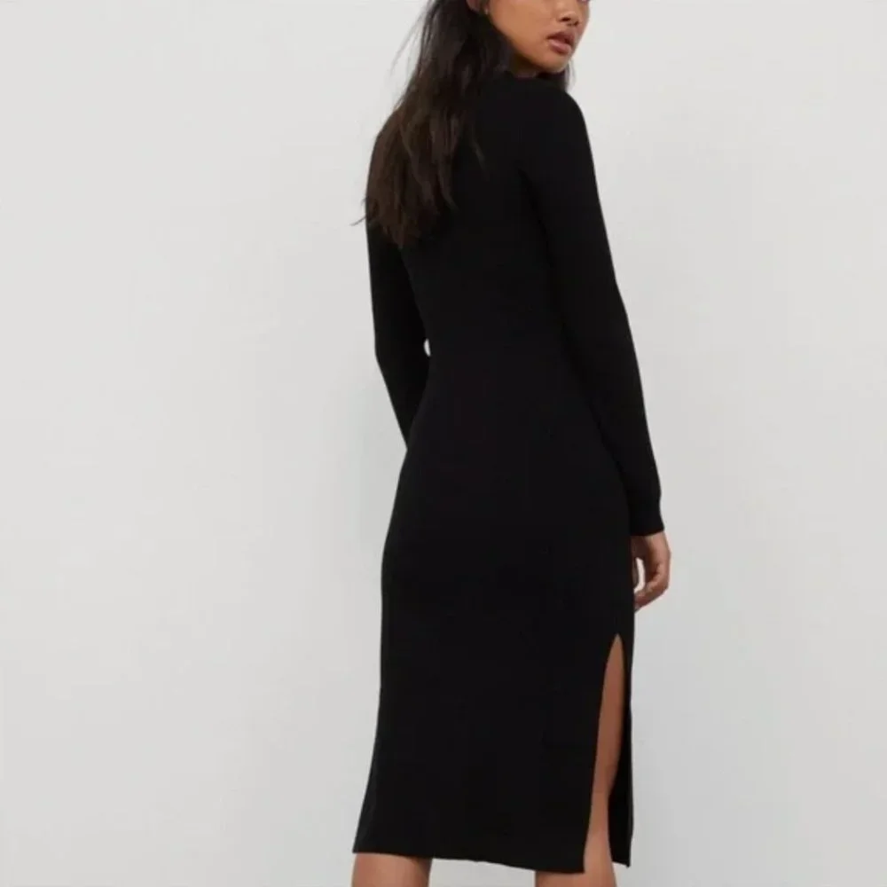Kangol x H&M Ribbed Knit Bodycon Dress - Picture 3 of 10